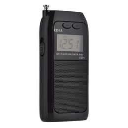 Radio K605 Mini Pocket Radio Stereo Fm Am Sw Mw Digital Tuning Radio Receiver Mp3 Music Player Rechargeable Battery Portable Radio