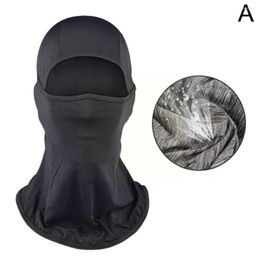 Cycling Caps Men's Cap Balaclava Full Face Ski Hood Tactical Hunting Bike Military Hats Gaiter Hiking Neck Camp E6u9