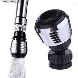 Kitchen Faucets Universal Plastic Faucet Nozzle 360 Rotary Shower Head Economizer Philtre Water Stream Pull Out Bathroom
