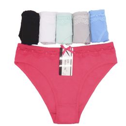 women underwear Sexy panties cotton low waiste briefs female underpant olid panty mujer Intimates lady girl 5pc lot263n