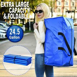 Storage Bags Moving Heavy Duty With Strong Zippers And Handles Collapsible Supplies Totes For Packing Storing