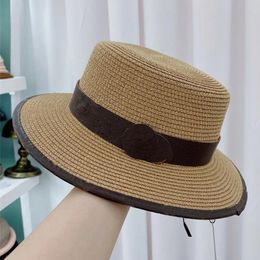 straw hat designer bucket hat cap for men woman casquette sun prevent bonnet beanie baseball Cap snapbacks luxury outdoor fishing dress High Quality summer sun visor