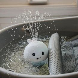 Party Favour 2023 Kids Baby Cute Cartoon Whale Floating Spraying Water Bath Toys Spout Spray Shower Bathing Swimming Bathroom Toy