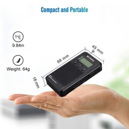 Radio Retekess Mini Radio Fm Tr103 Pr12 Portable Pocket Radios Am Sw Stereo Radio Receiver All Waves Rechargeable Battery Mp3 Player