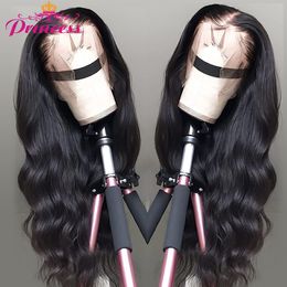 Synthetic Wigs Princess 13x6 HD Transparent Lace Front Human For Women 13x4 Brazilian Body Wave Frontal With Baby 230629