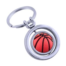 Stainless Steel Sports Keychain Pendant Fashion Football Basketball Golf Keychains Luggage Decoration Key Ring Creative Gift 12 LL
