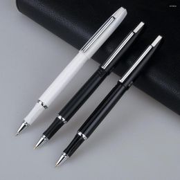 MaBlack Business Pen 0.7mm Black/Blue Ink High Quality Metal Ballpoint For Student Writing Office Stationery Supplies