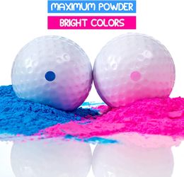 Other Golf Products 4pcs Exploding Balls Prank That Explode on Impact Funny Joke Theme Gender Reveal Parties Powder Ball 230629