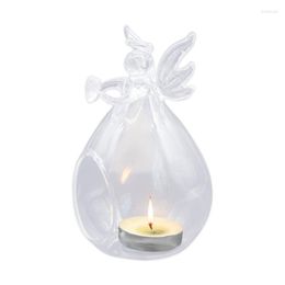 Candle Holders Clear Holder Temperature Resistant Angel Hanging Glass Globes Tea Lights Candles For Wedding Centrepieces And