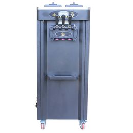 LINBOSS mixed Flavour vertical soft ice cream machine is made of stainless steel and has a longer service life