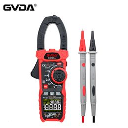 Multimeters GVDA Digital Clamp Metre Multimeter Auto Range True RMS NCV DC AC VFD Voltage Inrush Current Tester Voltmeter Smart Multitester 230629