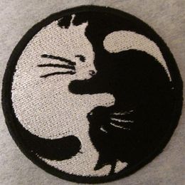 10 PCS New arrival Cartoon Cat Embroidery Iron-on Patches For Clothes DIY Style Applique 261K