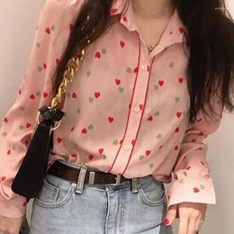 Women's Blouses 2023 Selling Women Tops Korean Fashion Long Sleeve Blouse Casual Ladies Work Button Up Shirt Female BAy1035