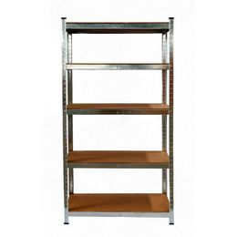 5 Tier Boltless Garage Shelving Unit Storage Rack Metal Warehouse