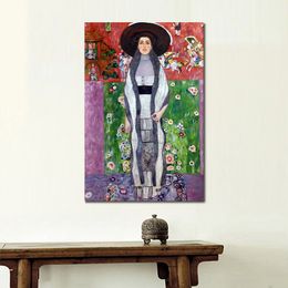 Beautiful Landscapes Canvas Art Portrait of Adele Bloch-bauer Ii Gustav Klimt Oil Painting Handmade Bathroom Decor