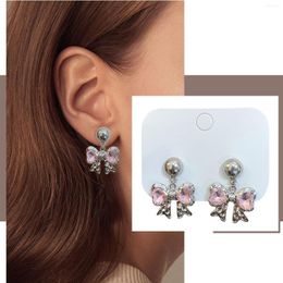 Hoop Earrings For Women Exquisite Female Elegant Jewelry Gift Dangle Set Girls Eardrop Moth