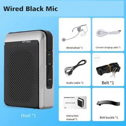 Radio 30w Voice Amplifier Wired/uhf Wireless Microphone Bluetooth 5.0 Speakerteacher School Tour Guide Portable Fm Radio Megaphone