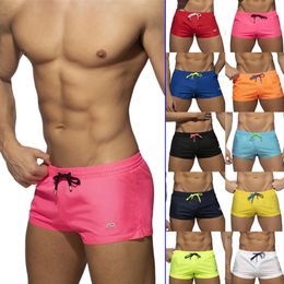 Men's Swimwear European And American Swimming Trunks Solid Colour QuickDrying Low Waist Sexy Beach Pants Sports Shorts 230630