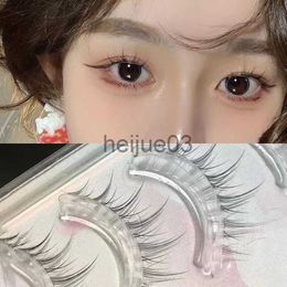 False Eyelashes 5 Pairs Air False Eyelashes Comic Eye Japanese Fake Eye Lashes Extension Clear Band Natural Nude Makeup x0630