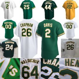 2024 Custom S-4XL 24 Henderson Jersey 56 Jimenez Baseball Noda Gelof Sears Rooker Jimenez Miller Ruiz Langeliers Diaz Soderstrom 야구 유니폼