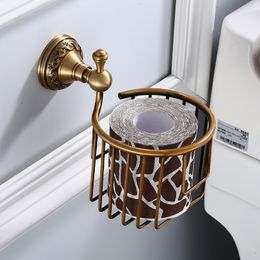 Toilet Paper Holders Wall Mounted Brass Toilet Paper Holder Antique Finishing Roll Toilet PaperRoll Holder Apply Kitchen Bath Restaurant 230629