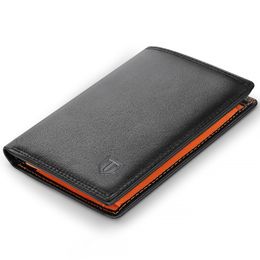 TEEHON Wallets Mens RFID Blocking Genuine Leather with 12 Credit Card Holders Coin Pocket 2 Banknote Compartments ID Window