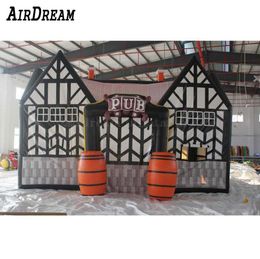 6M-10M High Quality Portable Outdoor 6x4m 8x5m inflatable Irish pub bar tent for Party Event