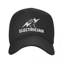 Ball Caps Fashion Unisex Electrician Baseball Cap Adult Engineer Electrical Power Adjustable Dad Hat For Men Women Snapback Hats