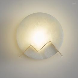 Wall Lamps Modern Led Stone Luminaire Penteadeira Aplique Luz Pared Lampara Beside Lamp Bedroom