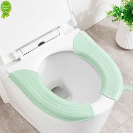 New Waterpoof Soft Toilet Seat Cover Bathroom Washable Closestool Mat Pad Cushion Universal WC Toilet Set Cover Bidet Accessories