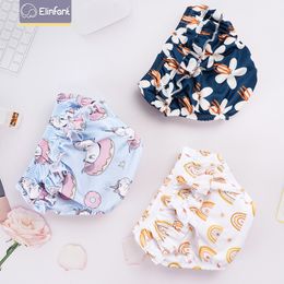 Cloth Diapers Elinfant 3 Size Flower Side Comfortable Baby Swim Diapers Fashion Print Reusable Washable Swimming Diaper Pool Pants 230629