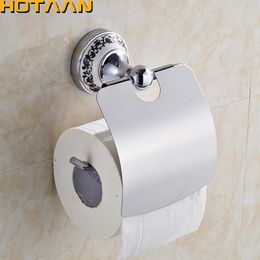 Toilet Paper Holders . Wall Mounted Toilet Paper Holder Bathroom Stainless Steel Roll Paper Holders With Cover Chrome Bathroom hardware 230629