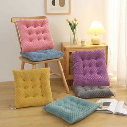 Cushion/Decorative Soft Plush Chair Cushion High Elasticity Stool Backrest Seat Pad Home Office Chair Protective Seat Pad Buttocks Chair Mat