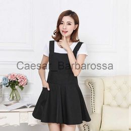 Kitchen Apron Restaurant Flower Nail Shop Tea Coffee Shop Waitress Apron Dress Women Lady Bar Princess Work Kitchen Cooking Aprons Sexy Waiter x0630