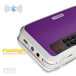 Radio Rolton E500 Stereo Bluetooth Speaker Portable Wireless Subwoofer Music Sound Box Handsfree Loudspeakers Fm Radio and Flashlight