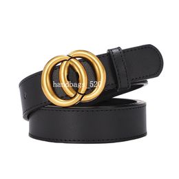 Women's Belt Genuine Leather Fashion Casual Dress Accessories Luxury Designer Ladies Kids Waistband Jeans Belts Width 2.8cm