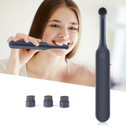 Toothbrush Rotary Electric Toothbrush Soft Bristles Removable Toothbrush Head Oral Cleaning Tool USB Rechargeable Adult Toothbrush Portable 230629