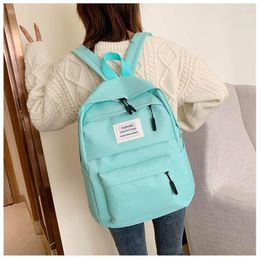 School Bags Large Capacity Women Casual Backpacks Fashion Travel Zipper Teenage Girl Bag Outdoor Items Storage
