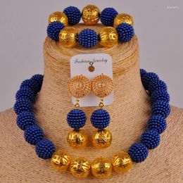 Necklace Earrings Set & Multicolors Simulated Pearl Costume African Jewellery Nigerian Wedding Beads Sets FZZ88Earrings EarringsEarrings