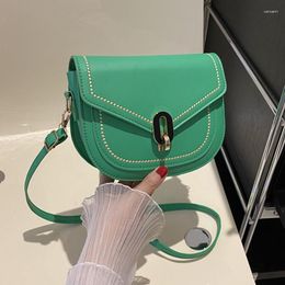 Evening Bags Fashion Small Handbag Purse Crossbody Shoulder For Women PU Leather Saddle Shape Bag