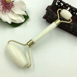 Double Head Facial Massage Roller natural Jade Face Slimming tool Body Head Neck Nature a Device eye massager