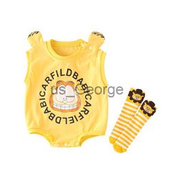 Clothing Sets Cartoon Cute Romper Baby Clothes Bodysuits for Boy Girl Summer Babies Overalls Toddler Kids Jumpsuits Children Clothes clothing J230630