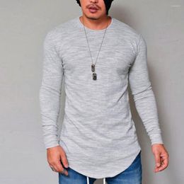 Men's Suits B8992 Collar Leisure Pure Colour Long Sleeve Streetwear Funny Tshirt For Men