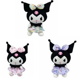 Wholesale anime Princess Lolita dress plush toy Kuromi girl heart cute little devil Rag Doll