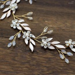 Hair Clips Leaf Headband Golden Decoration Band Wedding Accessories Bridal Jewellery