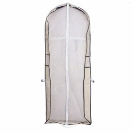 Storage Bags Zipper Closure Wedding Bag Portable Protective Non-woven Fabric With Handle Bridal Gown Outdoor Universal Clothes Cover
