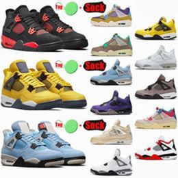 Basketballschuhe 2023 Große Größe 48 Herren 4 4s Jumpman University Blue White Oreo Fire Red Thunder Sail Cool Grey Black Cat Eur 48 Größe 14