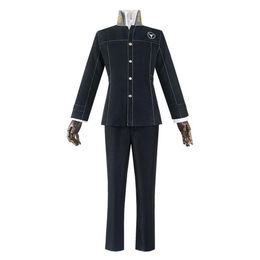 Shin Megami Tensei Persona 4 Yasogami Yu Narukami Cosplay Costume Adult Men Boy School Uniform Costume340n