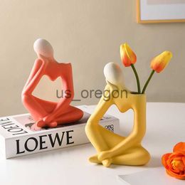 Vases Wedding Bedroom Fashion Vase Gift Table Modern Stand Dried Flowers Cachepot Ceramic Office Interior Pot Fleur Centrepiece OA50HP x0630