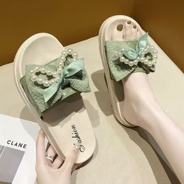 Platform Slippers Women Fashion Light Indoor Quiet Non-Slip Outdoor Fairy Wind Cute Shopping Sandals